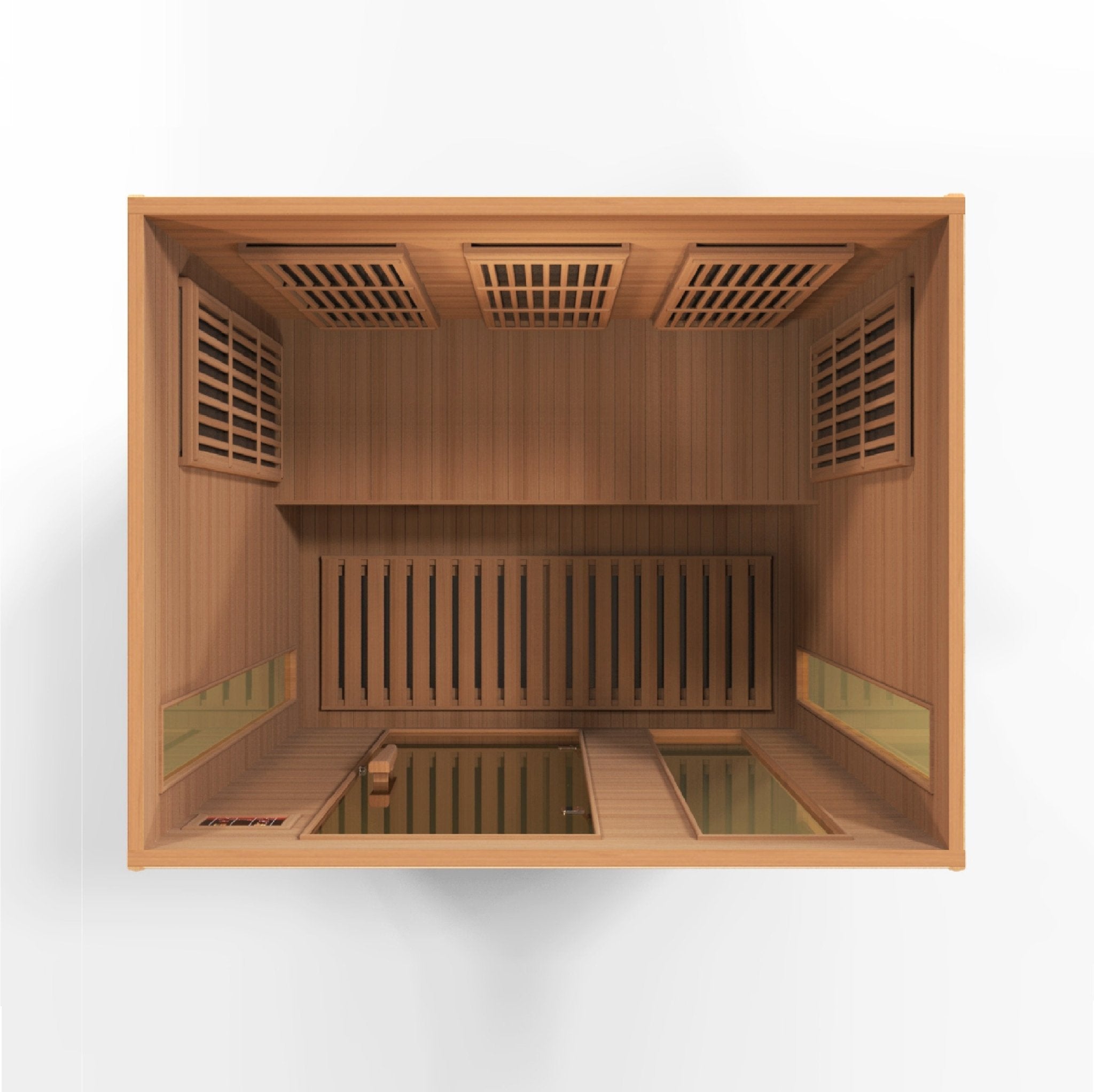 Maxxus 3-Person Cedar Low EMF FAR Infrared Sauna MX-K306-01 CED - Image 4