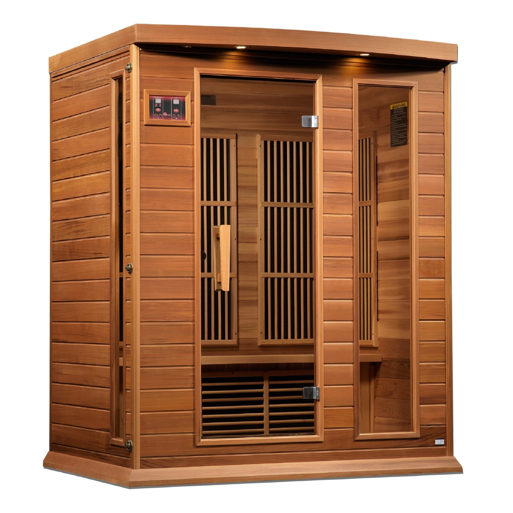 Maxxus 3-Person Cedar Near-Zero EMF FAR Infrared Sauna MX-K306-01-ZF CED - Image 3