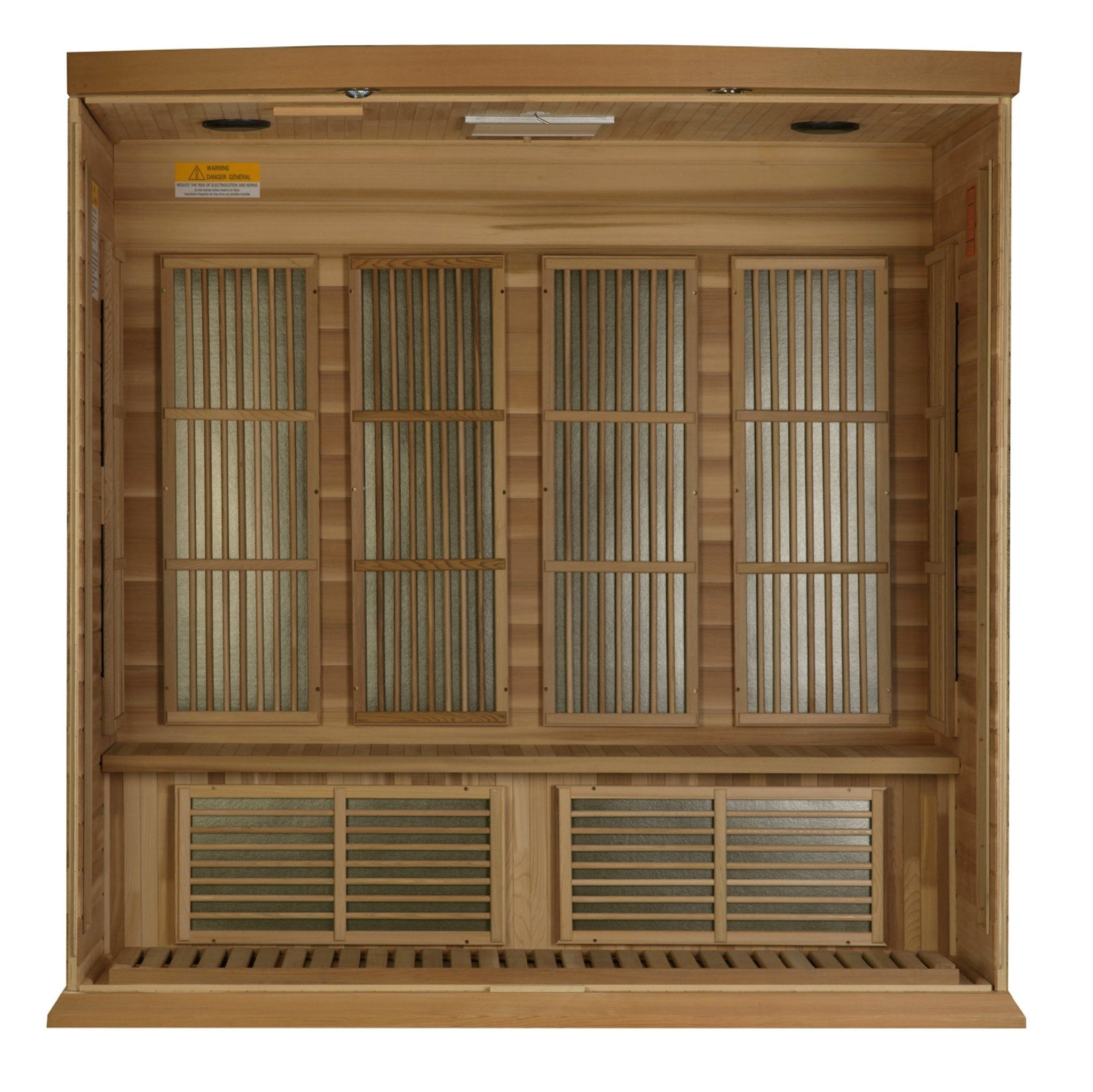 Maxxus 4-Person Cedar Low EMF FAR Infrared Sauna MX-K406-01 CED - Image 4