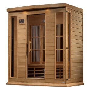 Maxxus 4-Person Near-Zero EMF FAR Infrared Sauna MX-K406-01-ZF