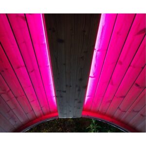 SaunaLife Emood Color Lighting for ERGO Sauna, Color LED Lighting for SaunaLife ERGO Series Barrel Sauna