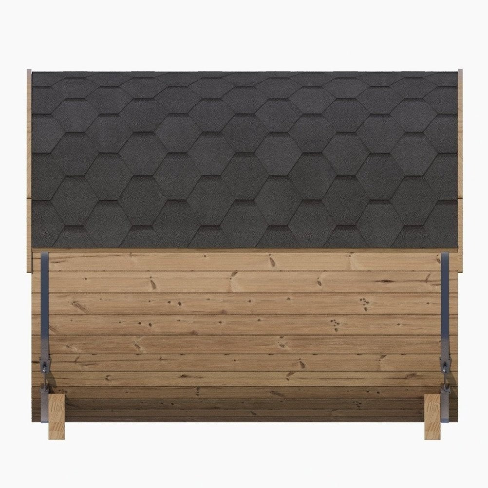 SaunaLife E8W 6-Person Barrel Sauna w/ Panoramic Window, 87"x 81" - Image 7
