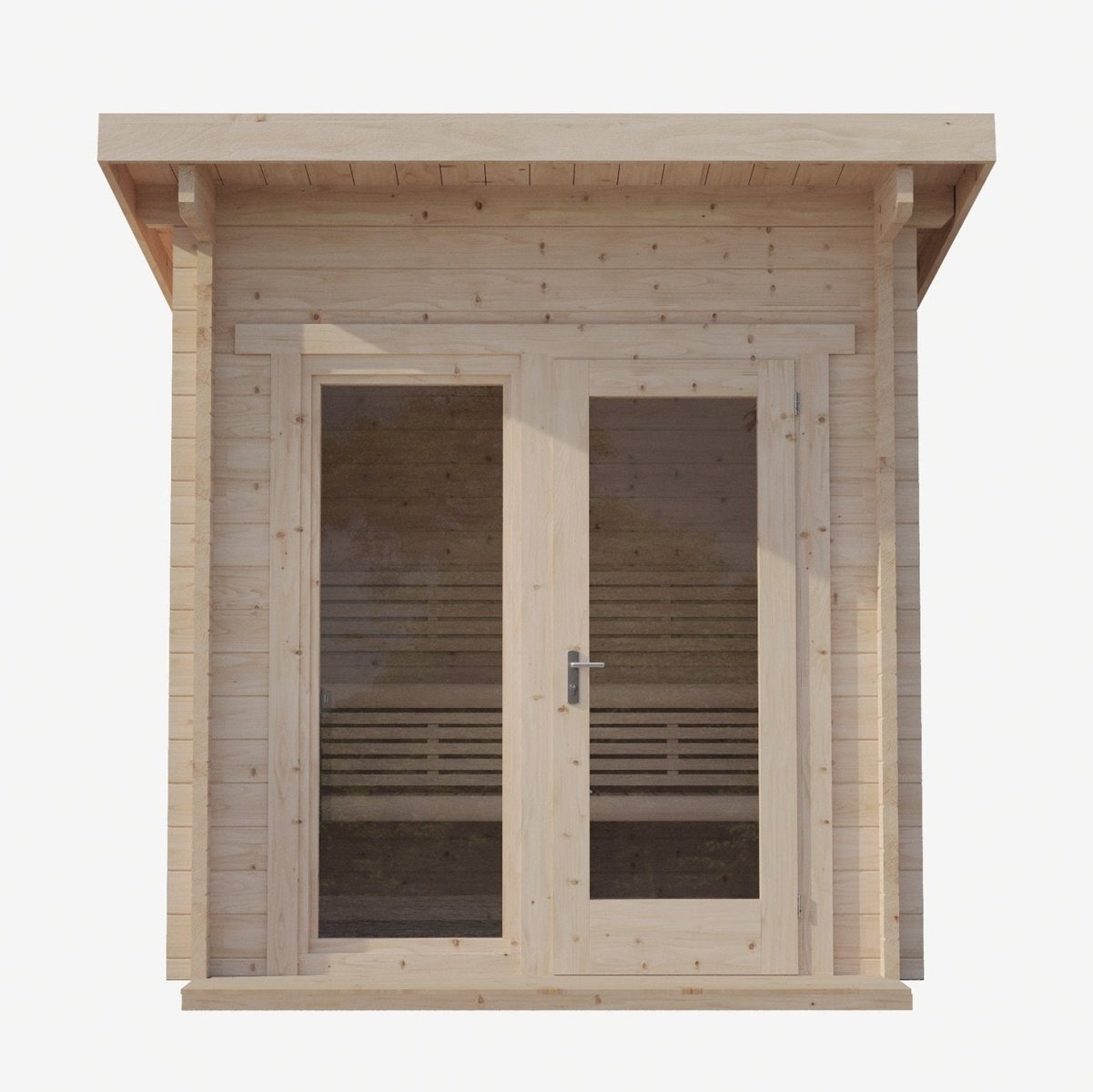 SaunaLife G4 6-Person Outdoor Cabin Sauna - Image 5