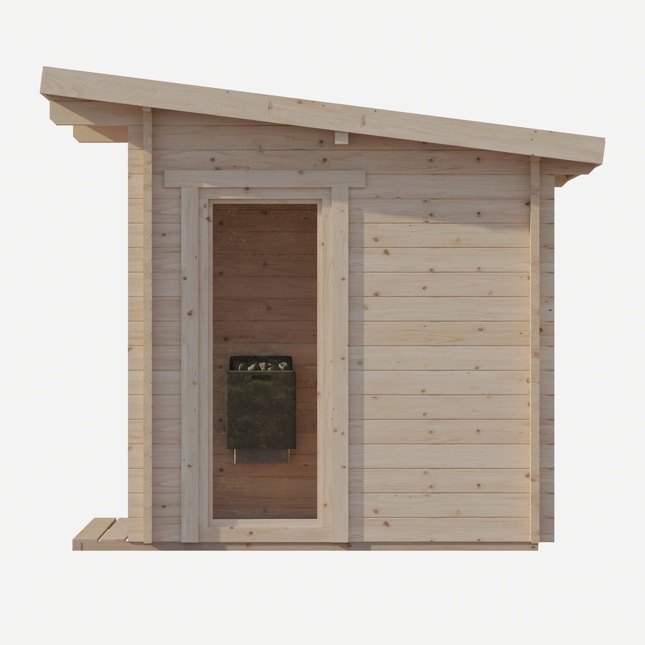 SaunaLife G4 6-Person Outdoor Cabin Sauna - Image 6