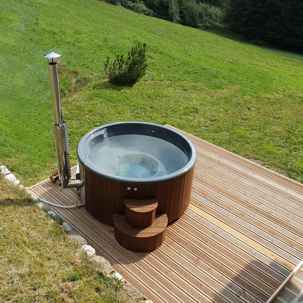 SaunaLife S4N 6-Person Wood-Burning Hot Tub - Image 2