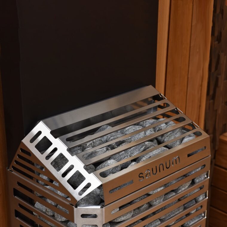 Saunum AIR 7 Sauna Heater, 6.4kW w/ Climate Equalizer - Stainless - Image 5