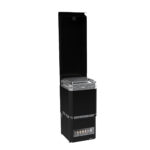 Saunum AIR L 10 Sauna Heater with Climate Equalizer - Black