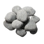 Saunum Sauna Heater Stones, Rounded Olivine 5-10cm, 33lbs