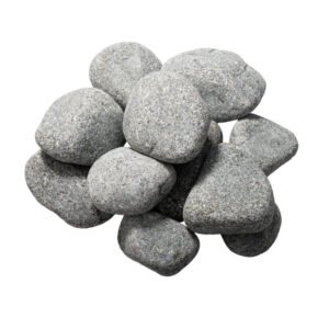Saunum Sauna Heater Stones, Rounded Olivine 5-10cm, 33lbs