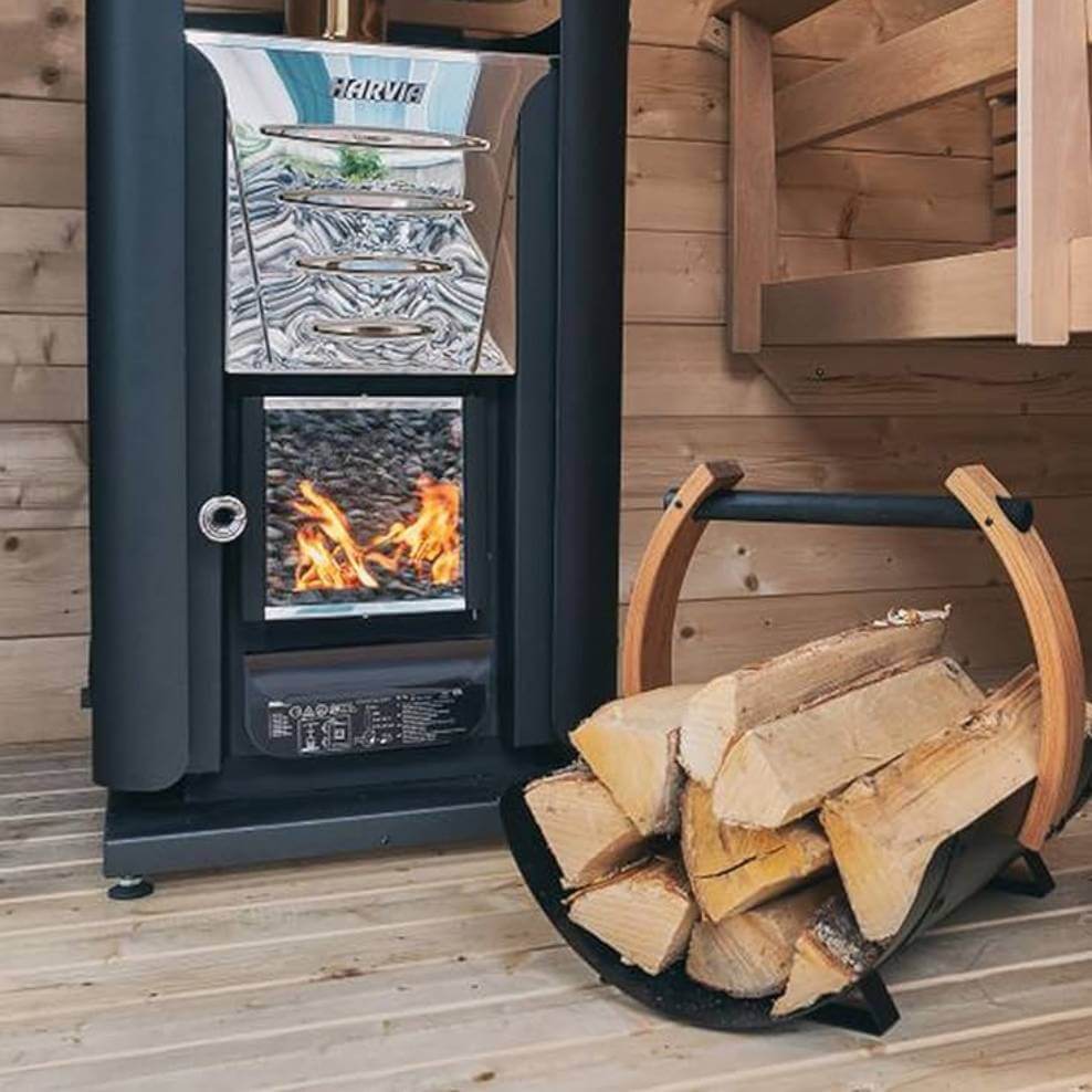 Harvia Pro 20 Wood Burning Stove Kit - Stainless Steel - Image 6