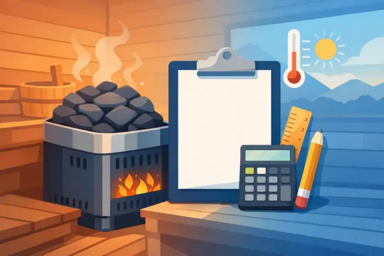 How to Size a Sauna Heater for Lasting Heat