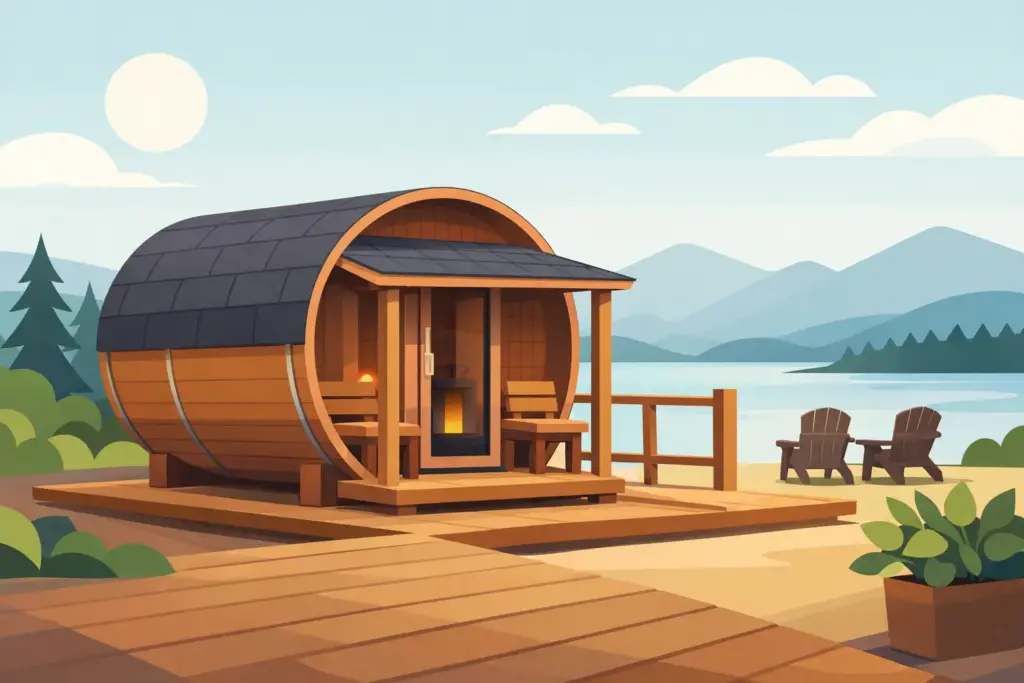 Is a Barrel Sauna With Porch Worth the Space?