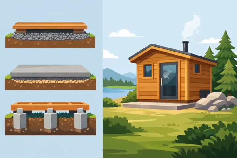 Outdoor Sauna Foundation Requirements Explained