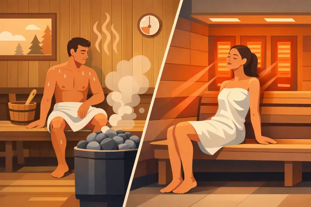 Traditional vs Infrared Sauna Differences