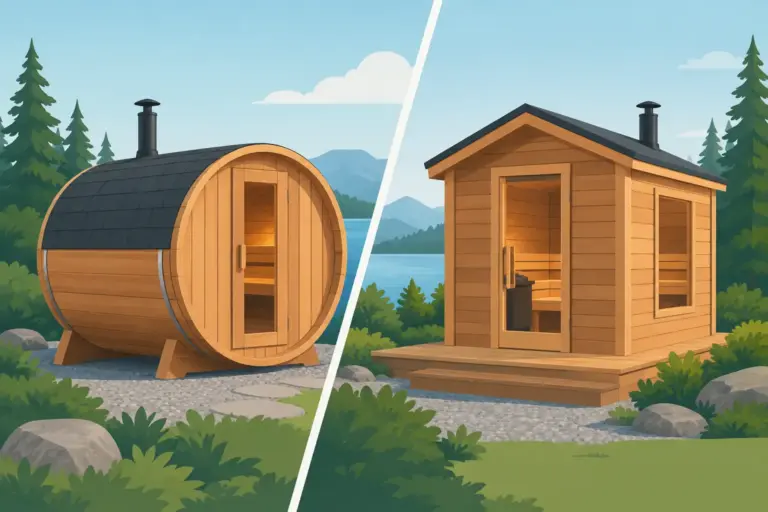Barrel Sauna Versus Cabin Sauna Compared