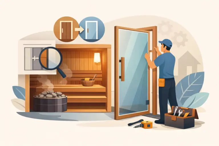 Sauna Door Replacement Guide for a Better Fit
